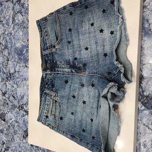 For the Republic denim Shorts. Star Shorts
